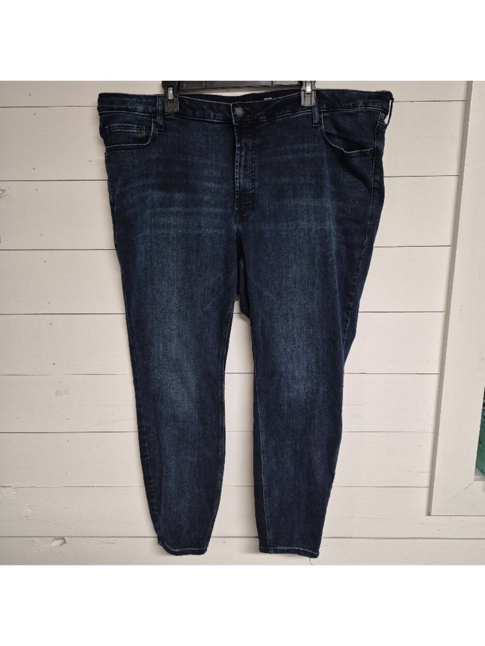 Old Navy Womens High-Rise Rockstar Super Skinny Jeans Dark Wash Size 24 - Picture 1 of 7